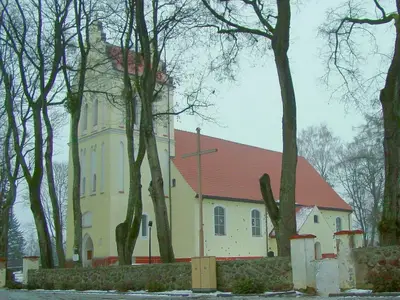 Kościół parafialny pw. Wniebowzięcia Najświętszej Marii Panny w Kruklankach.